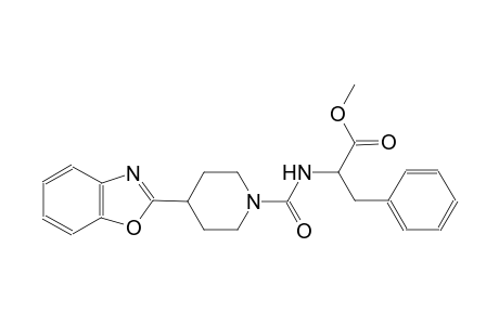 phenylalanine, N-[[4-(2-benzoxazolyl)-1-piperidinyl]carbonyl]-, methyl ester, (alpha~1~S)-