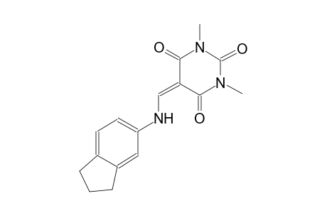 5-[(2,3-dihydro-1H-inden-5-ylamino)methylene]-1,3-dimethyl-2,4,6(1H,3H,5H)-pyrimidinetrione