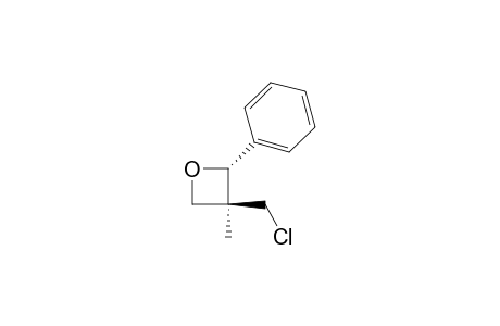 Oxetane, 3-(chloromethyl)-3-methyl-2-phenyl-, cis-