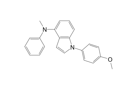 [1-(4-Methoxyphenyl)indol-4-yl]methylphenylamine