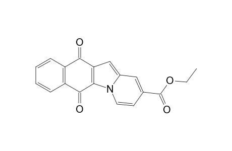 2-Ethoxycarbonylnaphtho[2,3-b]indolizine-6,11-dione