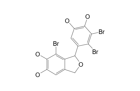 (+)-3-(2,3-Dibromo-4,5-dihydroxyphenyl)-4-bromo-5,6-dihydroxy-1,3-dihydroisobenzofuran