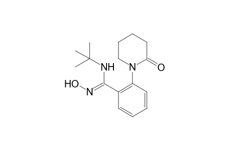 (Z)-1-{2'-(t-butylamino(hydroxyimino)methyl]phenyl}-2-piperidinone