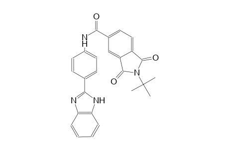1H-isoindole-5-carboxamide, N-[4-(1H-benzimidazol-2-yl)phenyl]-2-(1,1-dimethylethyl)-2,3-dihydro-1,3-dioxo-