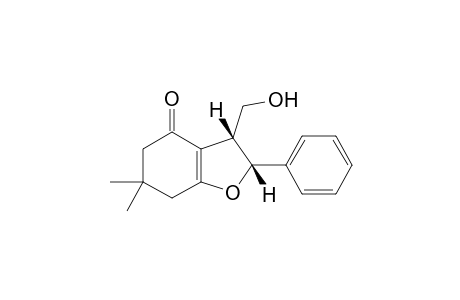 3-Hydroxymethyl-6,6-dimethyl-2-phenyl-2,3,4,5,6,7-hexahydro-1-benzofuran-4-one