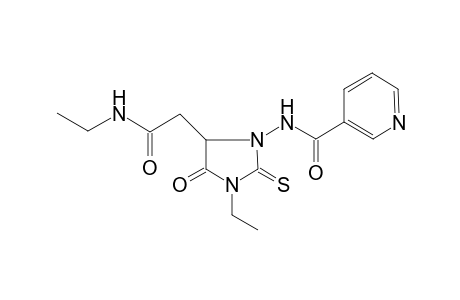 N-[3-ethyl-5-[2-(ethylamino)-2-keto-ethyl]-4-keto-2-thioxo-imidazolidin-1-yl]nicotinamide