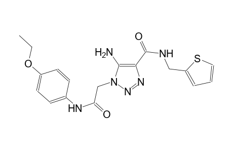 5-amino-1-[2-(4-ethoxyanilino)-2-oxoethyl]-N-(2-thienylmethyl)-1H-1,2,3-triazole-4-carboxamide