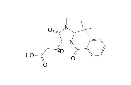 4-Imidazolidine-4-d-propanoic acid, 3-benzoyl-2-(1,1-dimethylethyl)-1-methyl-5-oxo-, (2S-cis)-