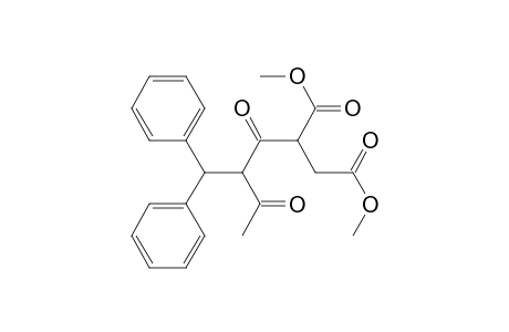 Methyl 5-benzhydryl-3-methoxycarbonyl-4,6-dioxoheptanoate