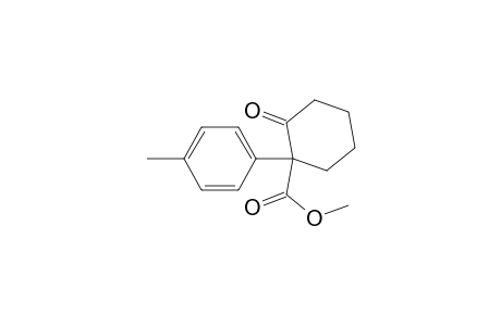 Cyclohexanecarboxylic acid, 1-(4-methylphenyl)-2-oxo-, methyl ester