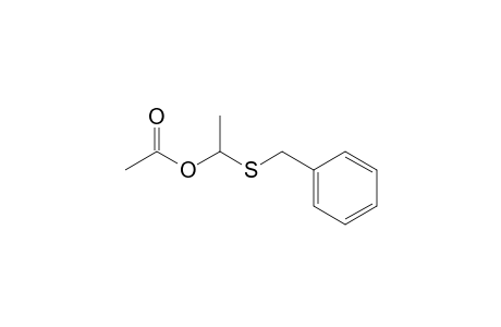 1-(Phenylmethylsulfanyl)ethyl ethanoate