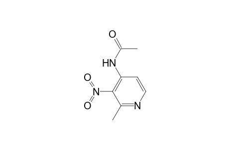 N-(2-methyl-3-nitro-4-pyridinyl)acetamide