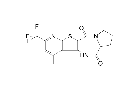 6H-pyrido[3',2':4,5]thieno[3,2-e]pyrrolo[1,2-a][1,4]diazepine-6,11(5H)-dione, 6a,7,8,9-tetrahydro-4-methyl-2-(trifluoromethyl)-