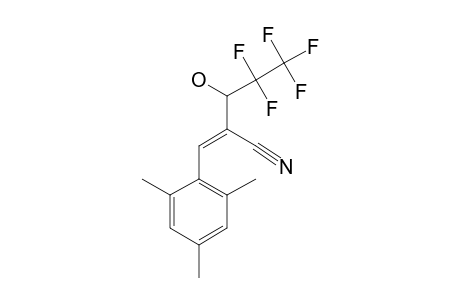 (E)-2-CYANO-4,4,5,5,5-PENTAFLUORO-1-MESITYL-1-PENTEN-3-OL