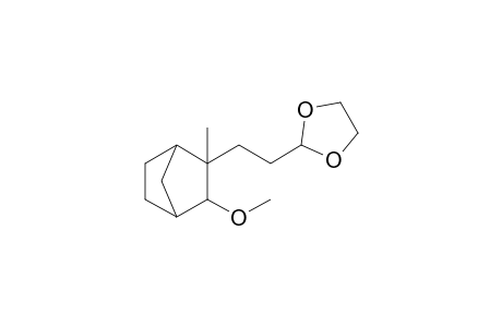 3-[2-(1,3-Dioxolan-2-yl)-ethyI]-2-methoxy-3-methyl-bicyclo[2.2.1]heptane