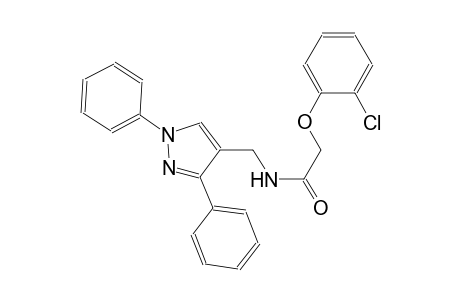 2-(2-chlorophenoxy)-N-[(1,3-diphenyl-1H-pyrazol-4-yl)methyl]acetamide