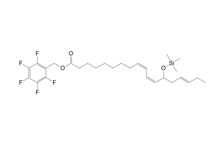 13-hydroxy-(9Z,11Z,15E)-octadecatrienoic acid, PFB,TMS derivative