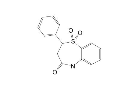 2-Phenyl-2,3,4,5-tetrahydro-1,5-benzothiazepin-4-on, 1,1-dioxid