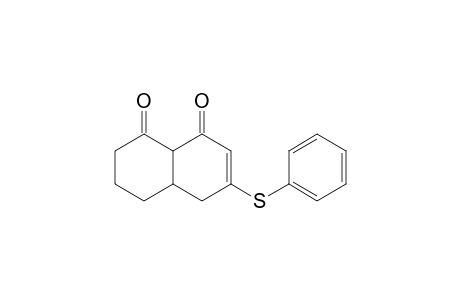 6-(Phenylsulfanyl)-3,4,4a,8a-tetrahydro-1,8(2H,5H)-naphthalenedione