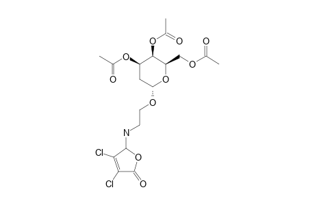 2-(3,4-DICHLORO-5-OXO-2,5-DIHYDROFURAN-2-YLAMINO)-ETHYL-3,4,6-TRI-O-ACETYL-2-DEOXY-ALPHA-D-LYXOHEXOPYRANOSIDE