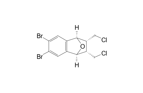 1,4-Epoxynaphthalene, 6,7-dibromo-2,3-bis(chloromethyl)-1,2,3,4-tetrahydro-, (1.alpha.,2.alpha.,3.alpha.,4.alpha.)-
