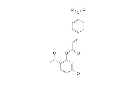 4'-METHOXY-2'-(4-NITROCYNNAMOYLOXY)-ACETOPHENONE