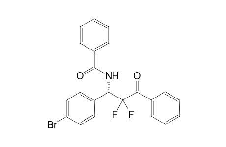 (S)-N-(1-(4-Bromophenyl)-2,2-difluoro-3-oxo-3-phenylpropyl)benzamide
