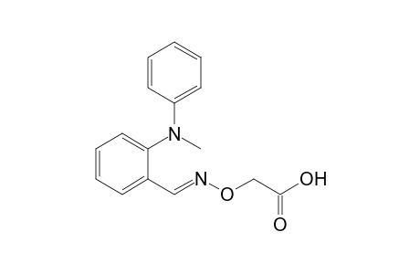 2-[(E)-[2-(N-methylanilino)benzylidene]amino]oxyacetic acid
