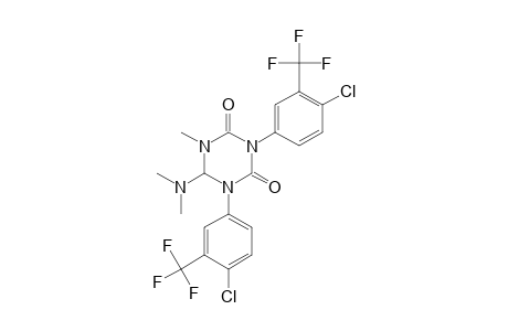 1,3-BIS(4-CHLORO-alpha,alpha,alpha-TRIFLUORO-m-TOLYL)DIHYDRO-6-(DIMETHYLAMINO)-5-METHYL-s-TRIAZINE-2,4(1H,3H)-DIONE