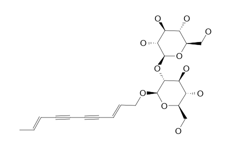 2Z,8E-DODECADIENE4,6-DIYN-1-O-BETA-D-GLUCOPYRANOSYL-(1->2)-BETA-D-GLUCOPYRANOSIDE;ASTERYYUNNANOSIDE