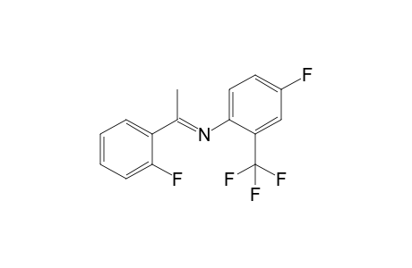 N-[1-(2-Fluorophenyl)ethylidene]-4-fluoro-2-(trifluoromethyl)aniline