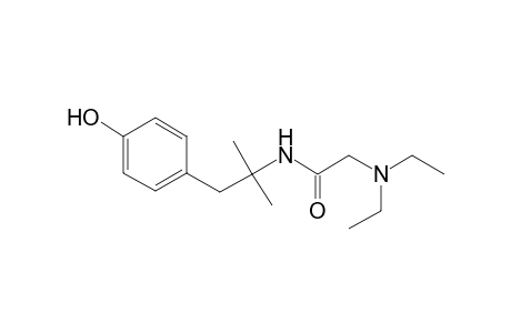 Acetamide, 2-diethylamino-N-[2-(4-hydroxyphenyl)-1,1-dimethylethyl]-