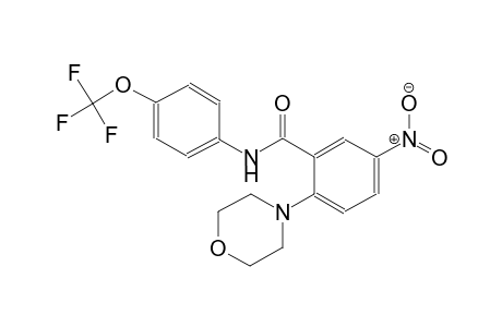 2-(4-Morpholinyl)-5-nitro-N-[4-(trifluoromethoxy)phenyl]benzamide