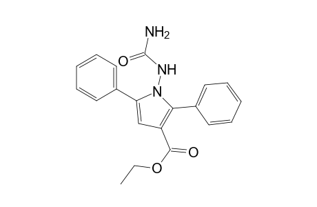 2,5-diphenyl-1-ureidopyrrole-3-carboxylic acid, ethyl ester