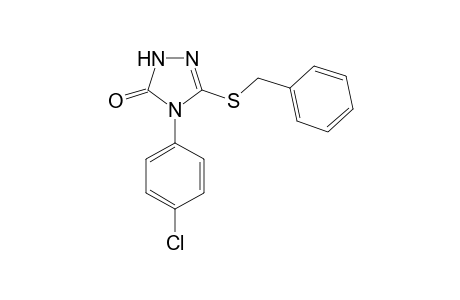 4-(p-Chlorophenyl)-3-benzylthio-.delta.(2)-1,2,4-triazolin-5-one
