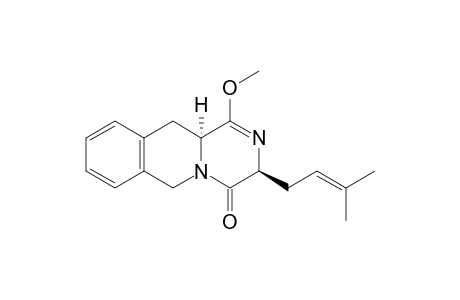 (3S,11aS)-1-methoxy-3-(3-methylbut-2-enyl)-3,6,11,11a-tetrahydropyrazino[1,2-b]isoquinolin-4-one