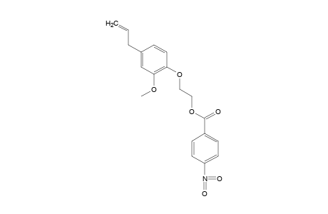2-(4-ALLYL-2-METHOXYPHENOXY)ETHANOL, p-NITROBENZOATE