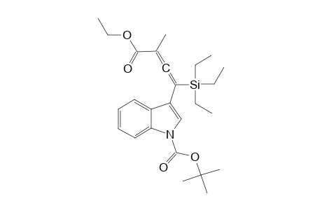 ETHYL-2-METHYL-4-[3-(1-TERT.-BUTOXYCARBONYL)-INDOLYL]-4-TRIETHYLSILYLBUTA-2,3-DIENOATE