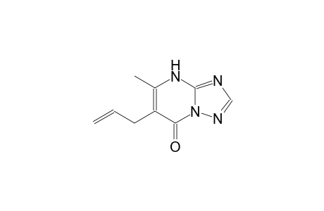 [1,2,4]triazolo[1,5-a]pyrimidin-7(4H)-one, 5-methyl-6-(2-propenyl)-
