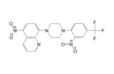 5-nitro-8-{4-[2-nitro-4-(trifluoromethyl)phenyl]-1-piperazinyl}quinoline