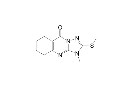 3-methyl-2-methylsulfanyl-5,6,7,8-tetrahydro-[1,2,4]triazolo[5,1-b]quinazolin-9-one