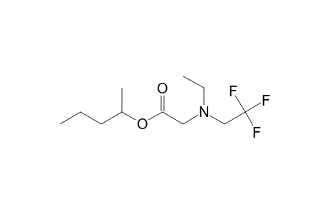 Glycine, N-ethyl-N-(2,2,2-trifluoroethyl)-, 1-methylbutyl ester