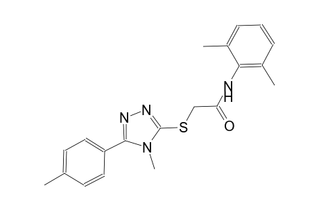 N-(2,6-dimethylphenyl)-2-{[4-methyl-5-(4-methylphenyl)-4H-1,2,4-triazol-3-yl]sulfanyl}acetamide