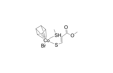 (.eta.(5)-cyclopentadienyl)(bromo)[(methoxycarbonyl)-1-methylthio-.xi.S-ethylene-2-thiolato]cobalt(III)