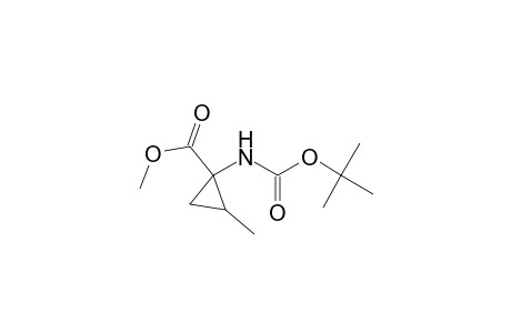 N-(tetr-Butyloxycarbonyl)-1-amino-(Z)-2-methylcyclopropanecarboxylic Acid Methyl Ester