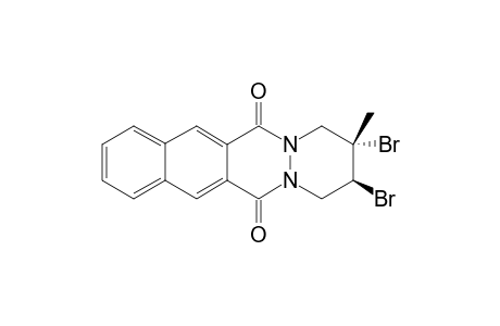 2-Methyl-2,3-dibromo-1,2,3,4,6,13-hexahydrobenzo[g]pyridazino[1,2-b]phthalazine-6,13-dione isomer