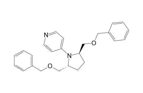 4-[(2R,5R)-2,5-bis(benzoxymethyl)pyrrolidino]pyridine