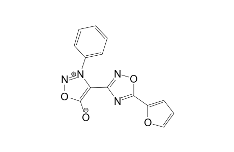 3-Phenyl-4-[2-furyl-.delta.(2)-1,2,4-oxadiazol-3-yl]sydnone