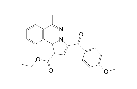 3-(p-Methoxybenzoyl)-1-(ethoxycarbonyl)-6-methyl-10bH-dihydropyrrolo[2,1-a]phthalazine
