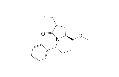 (5S)-1-Phenylpropyl-5-methoxymethyl-3-ethyl-2-pyrrolidinone